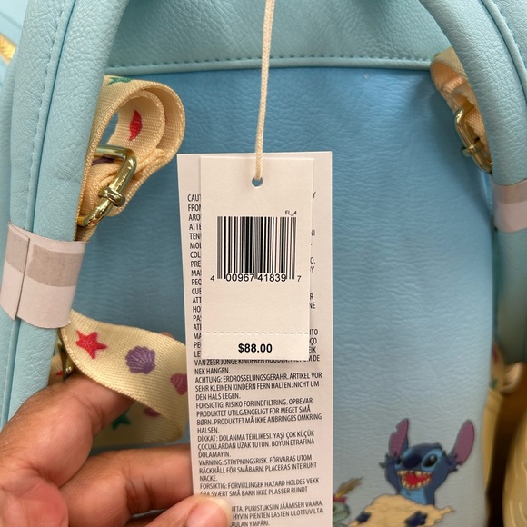 😎⛱️FOR SALE STITCH ORIGINAL LOUNGEFLY NEW - Picture 2 of 2